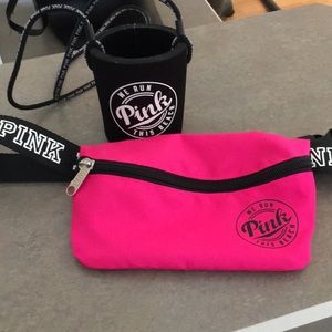 PINK fanny pack and neck coozy!